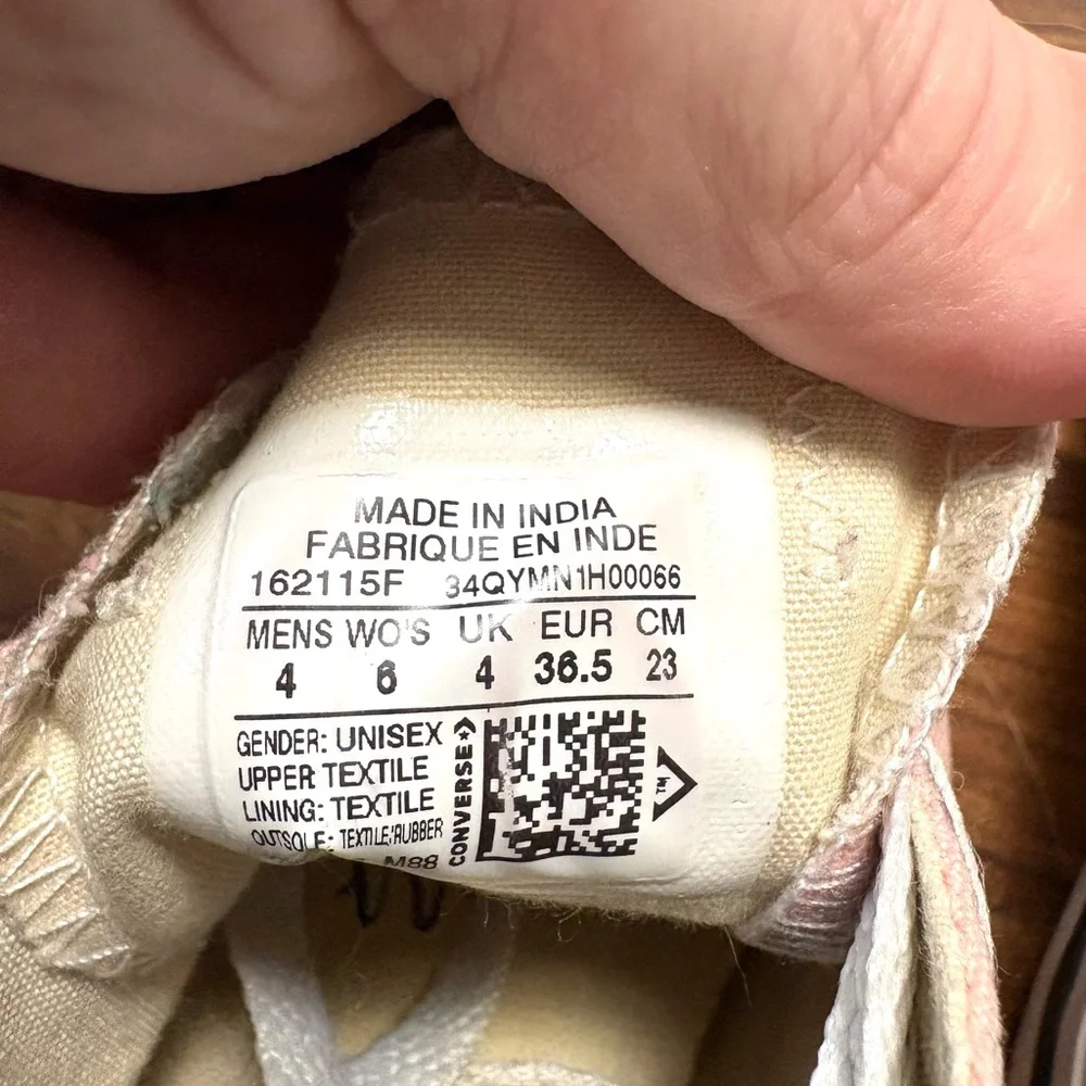 Converse Pink Low top Canvas Sneakers - Picture 5 of 8